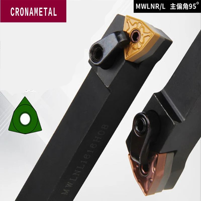 

Резцы для внешнего токарного станка CRONAMETAL MWLNR1616H08/MWLNL2020K08