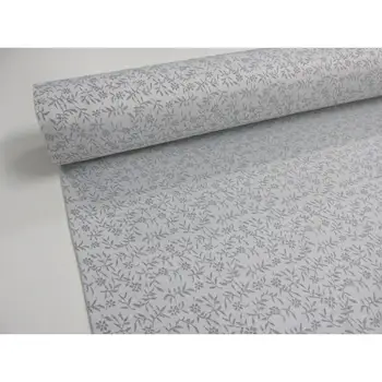 

JACQUARD CLOTH, Ref. FLORETT color SILVER footage 2,45 Mts. x width 2,80 m.