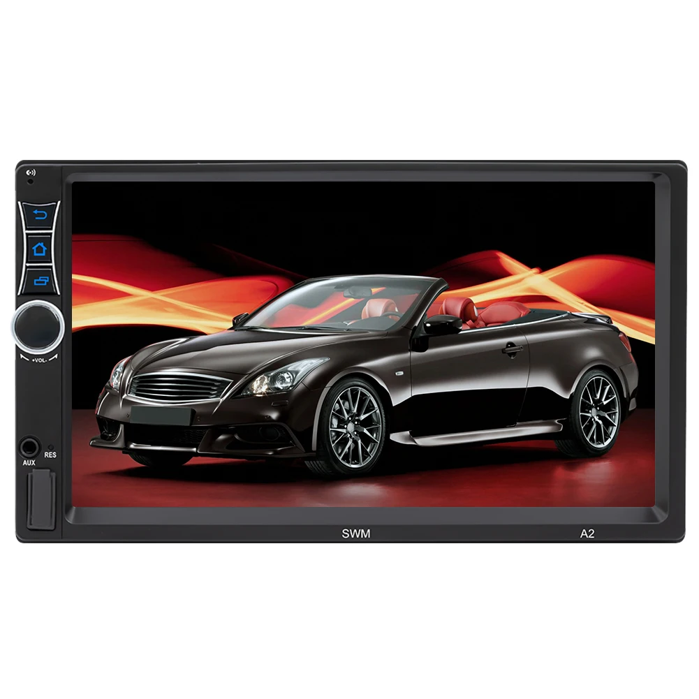 Автомагнитола SWM A2 7 дюймов Android 8 1 Bluetooth Wi Fi USB радио приемник GPS для вождения