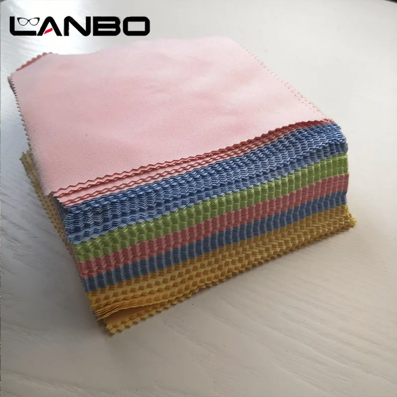 100pcs Glasses Cloth Microfiber Cleaner Cloths Cleaning Glasses Lens Clothes Eyeglasses Cloth Eyewear Accessories 5