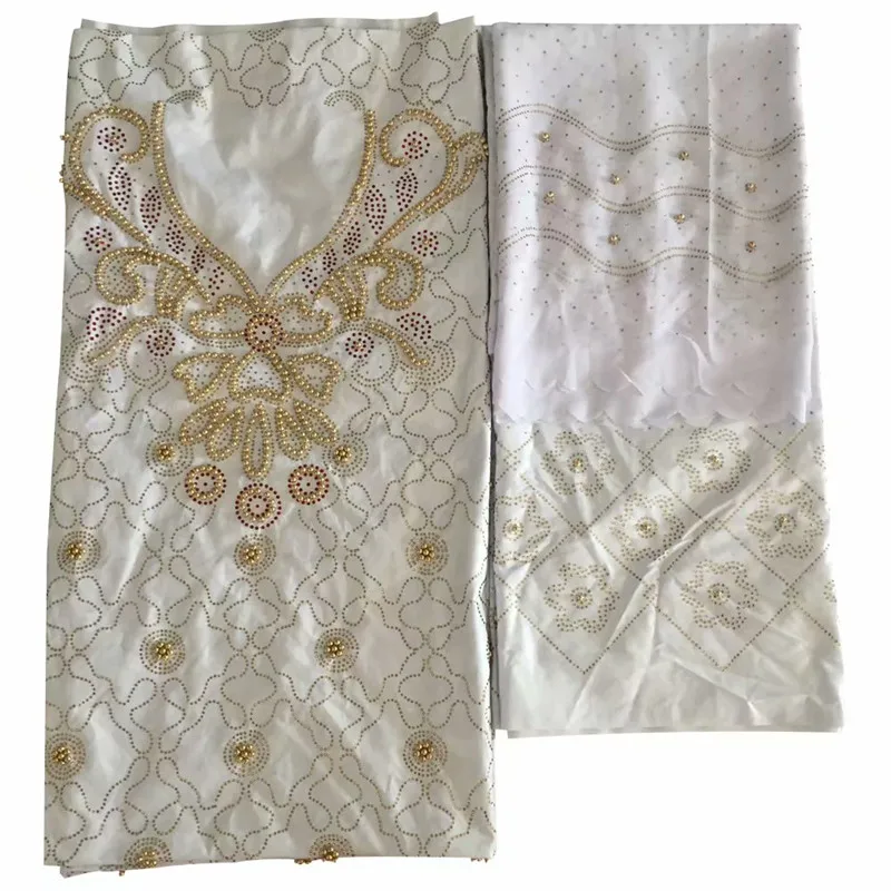 Африканский бязь брокад Richer Getzner камни бусины морской раковины одежды кружева материалы 3+ 2+ 2 ярдов за комплект для платья