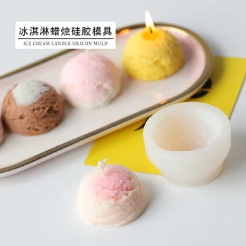

Ice Cream Hemisphere Candle Silicone Mould
