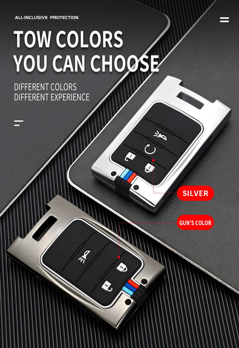 Custodia per chiave auto in lega di zinco per Cadillac CTS ATS XTS SLS SRX XLS DTS STS Seville Escalade 3/4/5Button Chevrolet C7 Corvette 11 Custodia per chiave auto in lega di zinco per Cadillac CTS ATS XTS SLS SRX XLS DTS STS Seville Escalade 3/4/5Button Chevrolet C7 Corvette - H82f4ea3a19004eb1be1b1689b6c495b6D