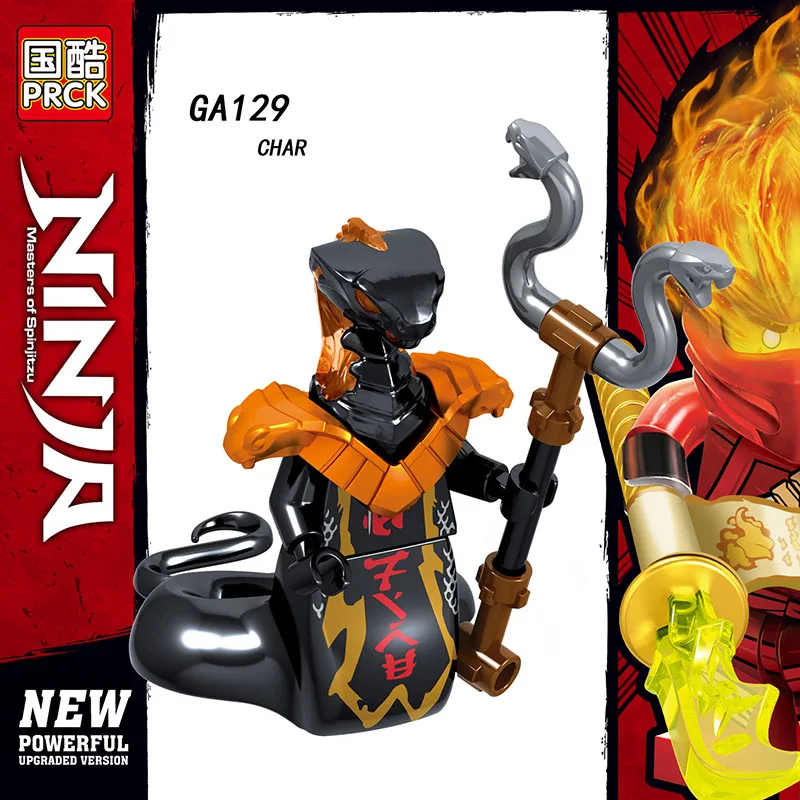 

Single Sale Collection LegoINGlys Ninja Weapon ICE EMPERORGA CHAR AKITA Building Blocks Bricks Learning Toy Boy Gift Ga123-130