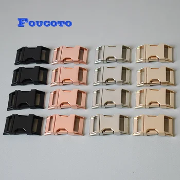

50pcs/lot Metal hardware quick release buckles 25mm for paracord dog collar clip clasp buckles snap hook DIY sewing accessories