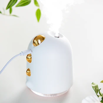 

USB Mini Air Humidifier Quality Cute Pet Aroma Diffuser Ultrasonic Essential Oil Diffusers Colorful Night Lamp Car Air Purifier