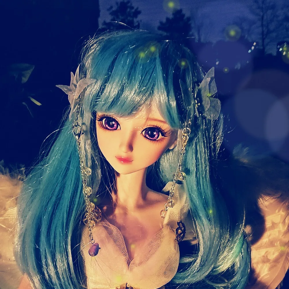 EVA BJD 22 дюйма 1/3 белый Ангел фея девушка+ перо крыло шар шарнир Кукла BJD SD куклы подарок игрушка ручной работы макияж полный набор