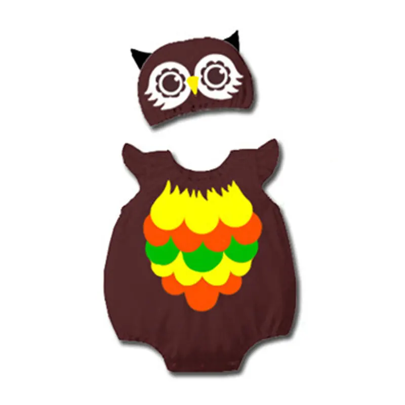 

Baby Boys Bird Owl Costume Cosplay Rompers Jumpsuit for Infant Toddler Halloween Christmas Birthday Party Fancy Dress