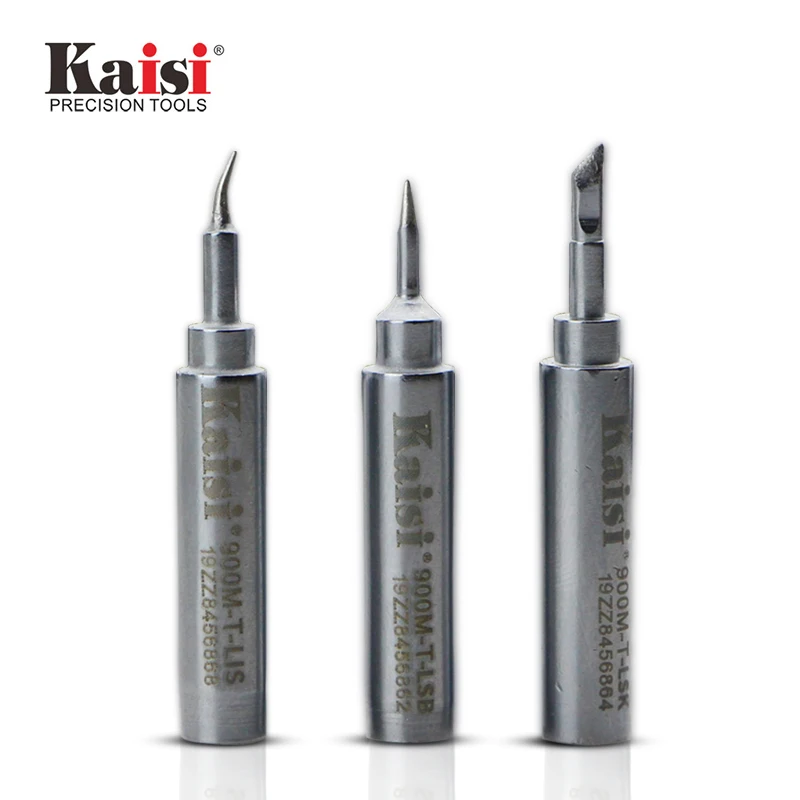 

Kaisi T-LSB T-LSK T-LIS Welding Tool Lead-Free Solder Iron Head Tips Replacement Soldering Bit Welding Tool