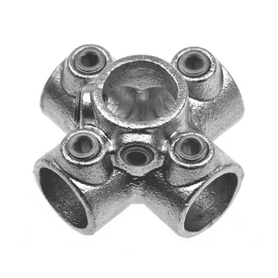 21,3 мм стеллажи для хранения ковкого железа зажимы 1/2" - Цвет: Four Socket Cross