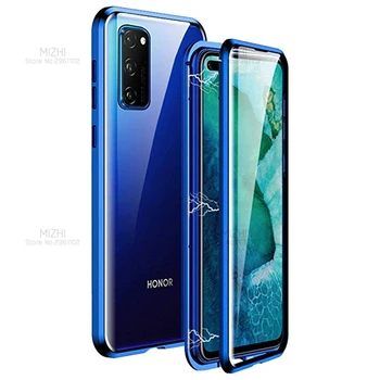 

360 Double Sided Glass Case Honor V30 Pro Cases Magnetic Metal Bumper Back Cover For Huawei Honor V 30 View30 V30Pro Coque 6.57