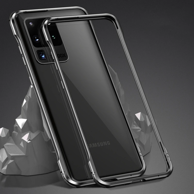 

For Samsung Galaxy S20 Ultra Case S20plus Bumper Metal Aluminum Frame Cover for Samsung Galaxy S20 Plus Airbag Shockproof Case