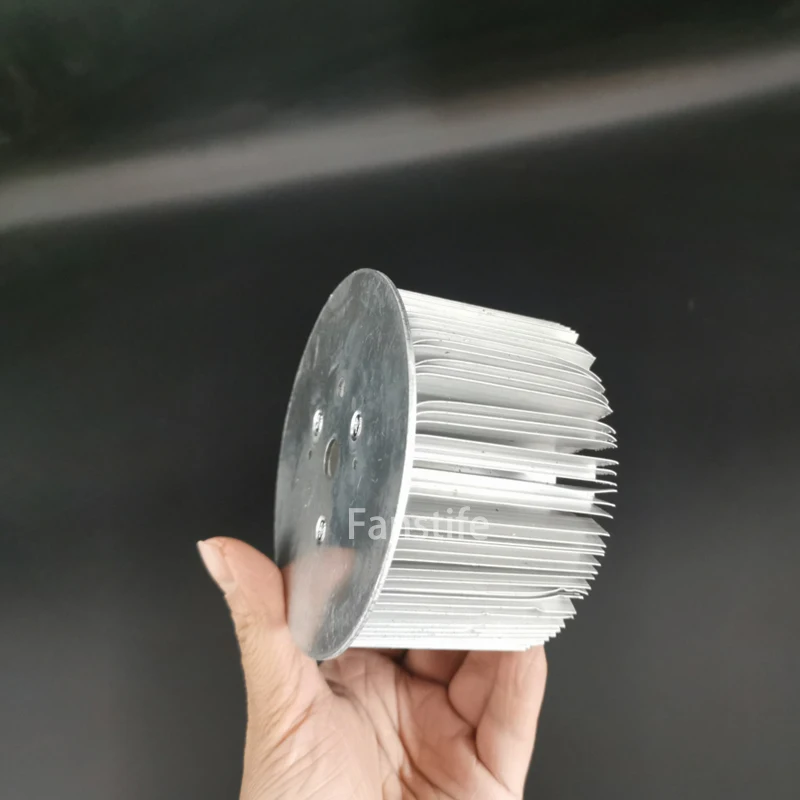 90mm Led Heasink 9-12W High Power Led Aluminum Profile Radiator
