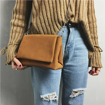 

Bags For Women 2019 Fashion Matte Leather Hasp Handbag Crossbody Shoulder Bags Chain Small Square Clutch Bag Purse Sac a Main
