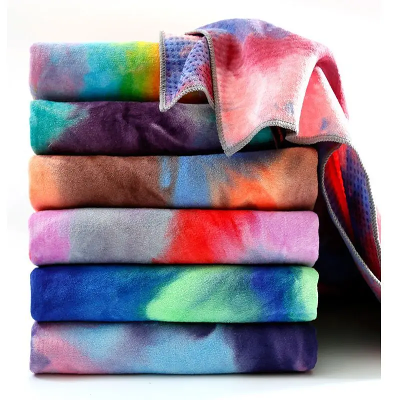 Yoga Towel Genuine Printing Widened Thickened Non-Slip Yoga Blanket Lengthened Sweat-Absorbent Fitness Mat Portable Towel yoga towel