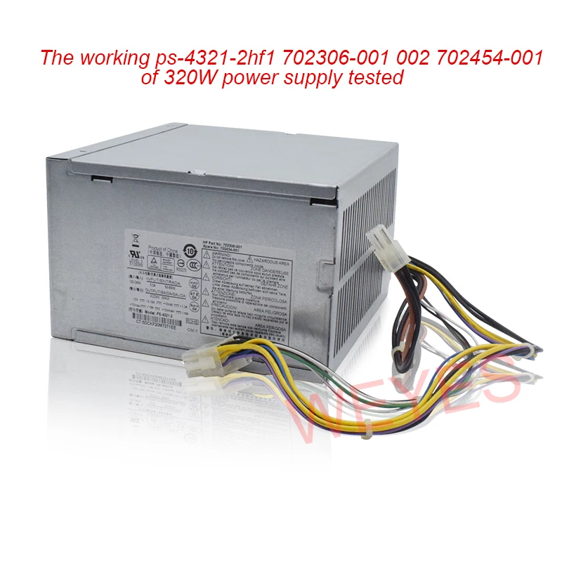 Оригинал для PS 4321 2HF1 702306 001 702454 Elite 600 800 G1 Tower PC 320W блок питания хорошо