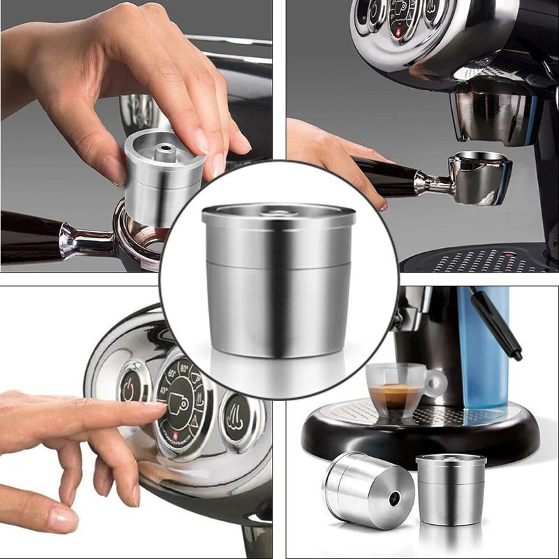 

1pc Coffee Capsule For Illy Coffee Machine Capsule Recirculating Stainless Steel