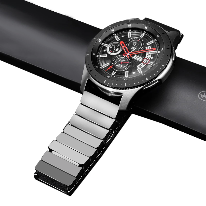 20 мм/22 мм Керамика Смарт Браслет для samsung Galaxy 46/42 мм gear s2/S3 сменный ремешок для huawei watch 2 s/HONOR Magic часы 2 ремень