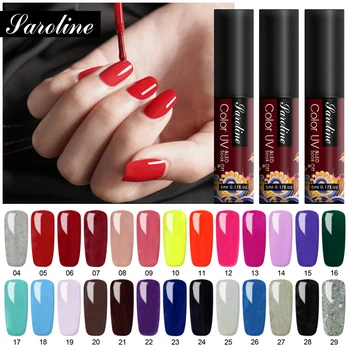 

Saroline Ordinary Nail Polish Gel 5ml Hybrid Varnishes Polygel Semi Permanent Nail Polish Everything for ManicureGel Nail Polish