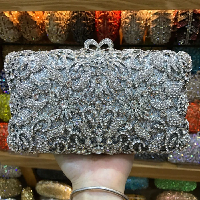 XIYUAN бренд роскошные кристаллы алмаза вечерняя сумка для свадьбы/вечерние/Клач для коктейля кошелек для женщин кошелек сумки через плечо