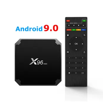 

X96mini new Android 9.0 X96 mini Smart TV BOX S905W Quad Core support 2.4G Wireless WIFI media box Set-Top Box
