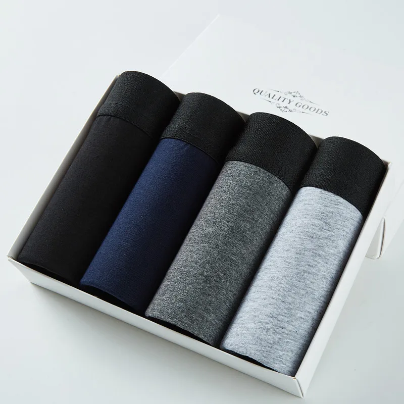 7pcs/LOT Wholesale  Sexy  Fashion brand COTTON Boxers briefs MAN UNDERWEAR FOR MAN  TRUNK 	Men's panties SET