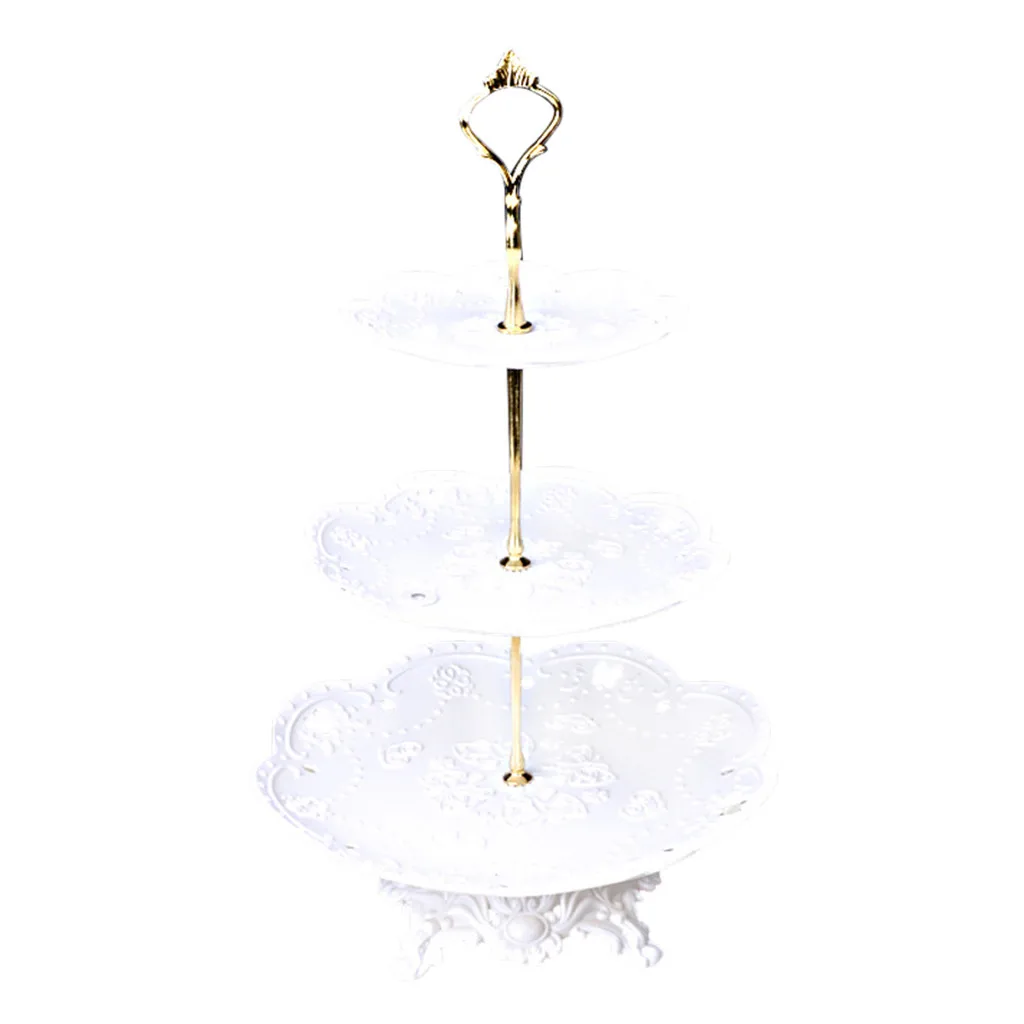 C Cupcake Stand Cake Dessert Wedding presentoir Party Display Tower Plate Round cake tools moldes de silicone para confeitaria - Цвет: C