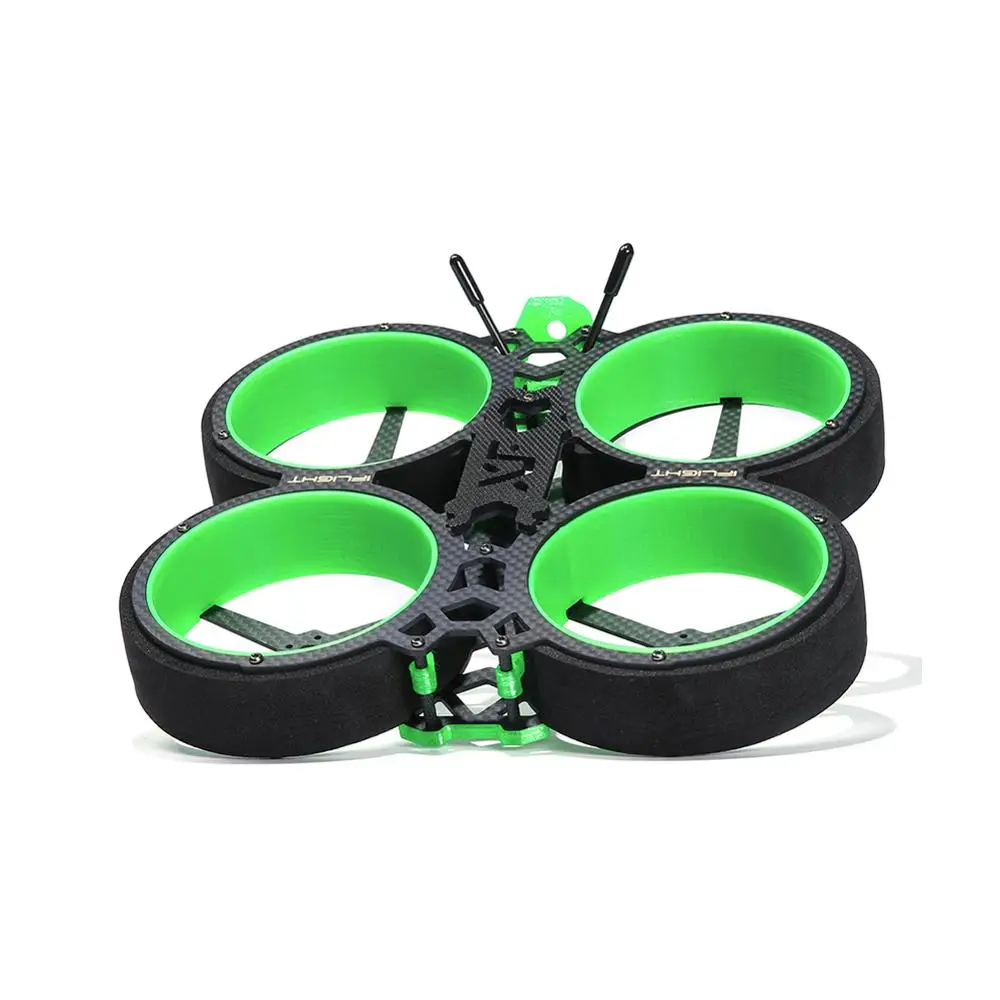 IFlight Green Hornet 142 мм 3 дюйма FPV CineWhoop рамка с 2 рукояткой совместимый мотором XING 1408 для