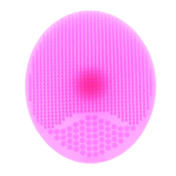 

Silicone Wash Pad Face Exfoliating SPA Blackhead Facial Makeup Remover Face Cleansing Brush Reusable Nail Art Cleaning Wipe