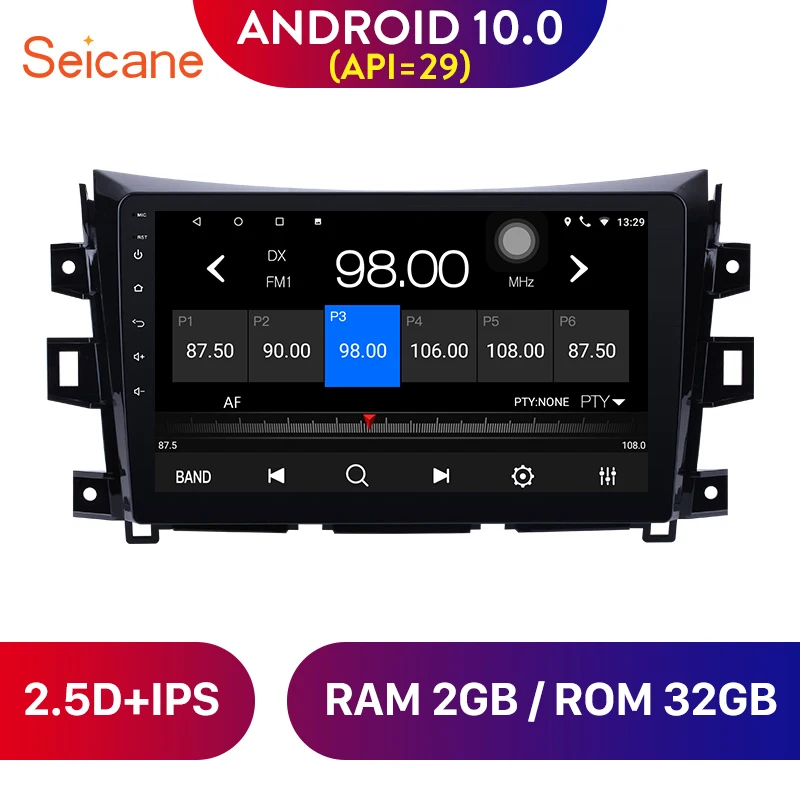 Seicane 10 1 &quotAndroid 0 IPS RAM 2G Автомобильный GPS навигатор для 2011 2016 Nissan NAVARA Frontier