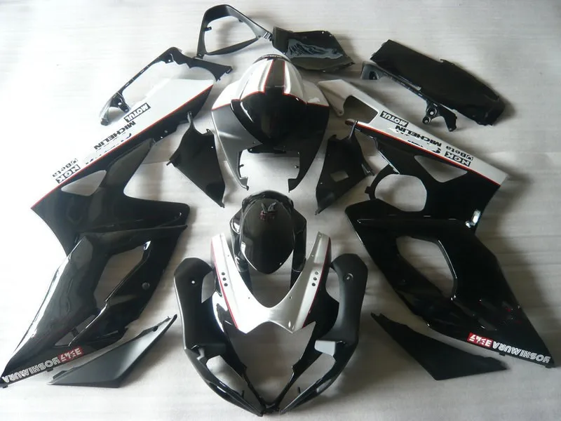 Комплект обтекателей под давлением для GSXR1000 05 06 GSX-R GSXR 1000 K5 2005 2006 ABS пластик белый