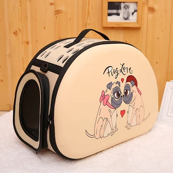 

Fashion Outdoor Breathable Pet Bag Puppy Cat 3D Pattern Portable Mesh Handbag Foldable Travel Small Sleeping Carrier House