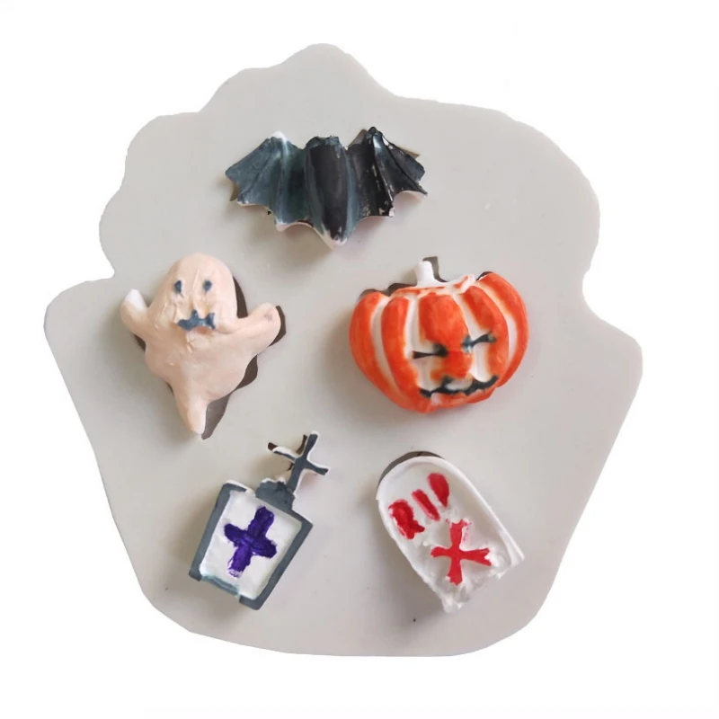 32 braccialetti in gomma per Halloween, 8 disegni spettrali
