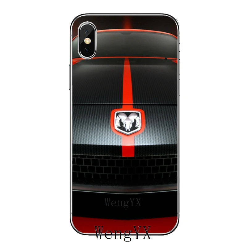Для iPhone 11 pro XR X XS Max 8 7 6s plus SE 5s 5c iPod Touch 5 6 Чехол Dodge Challenger STR Ram Demon Logo - Цвет: Demon-Logo-A-12