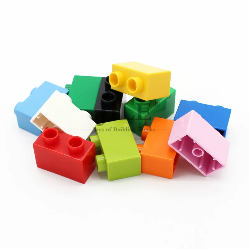 

Big Building Blocks Duplo Brick 1x2 Large Particles DIY Creative Bulk Classic Sets Compatible with Accessories Children Toys