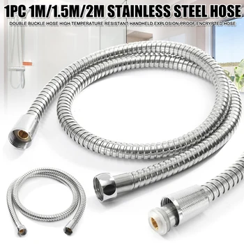 

Stainless Steel Shower Hose Handheld Shower Head Hose Lightweight Flexible for Bathroom K888
