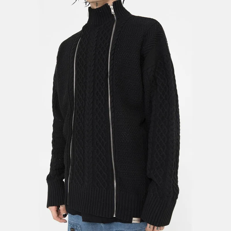 Unisex Double Zipper Sweater – Bulb 
