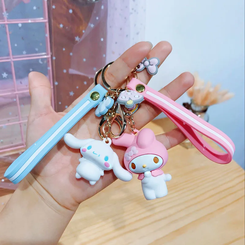 1 шт. креативный Sanrio серия My Melody пудинг Cinnamoroll Собака брелок Hello Kitty сумка подвеска брелок для девочек фигурка игрушка