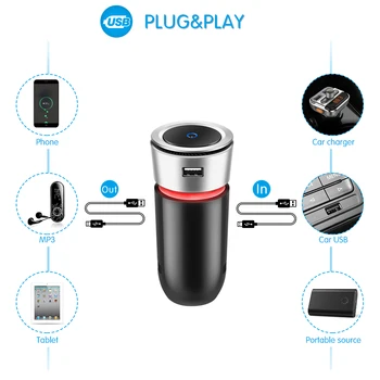 

Car Air Purifier Anion Freshener Colorful LED Light USB Charging Output Touch Switch Multi-Layer Formaldehyde Odor nano cleaning