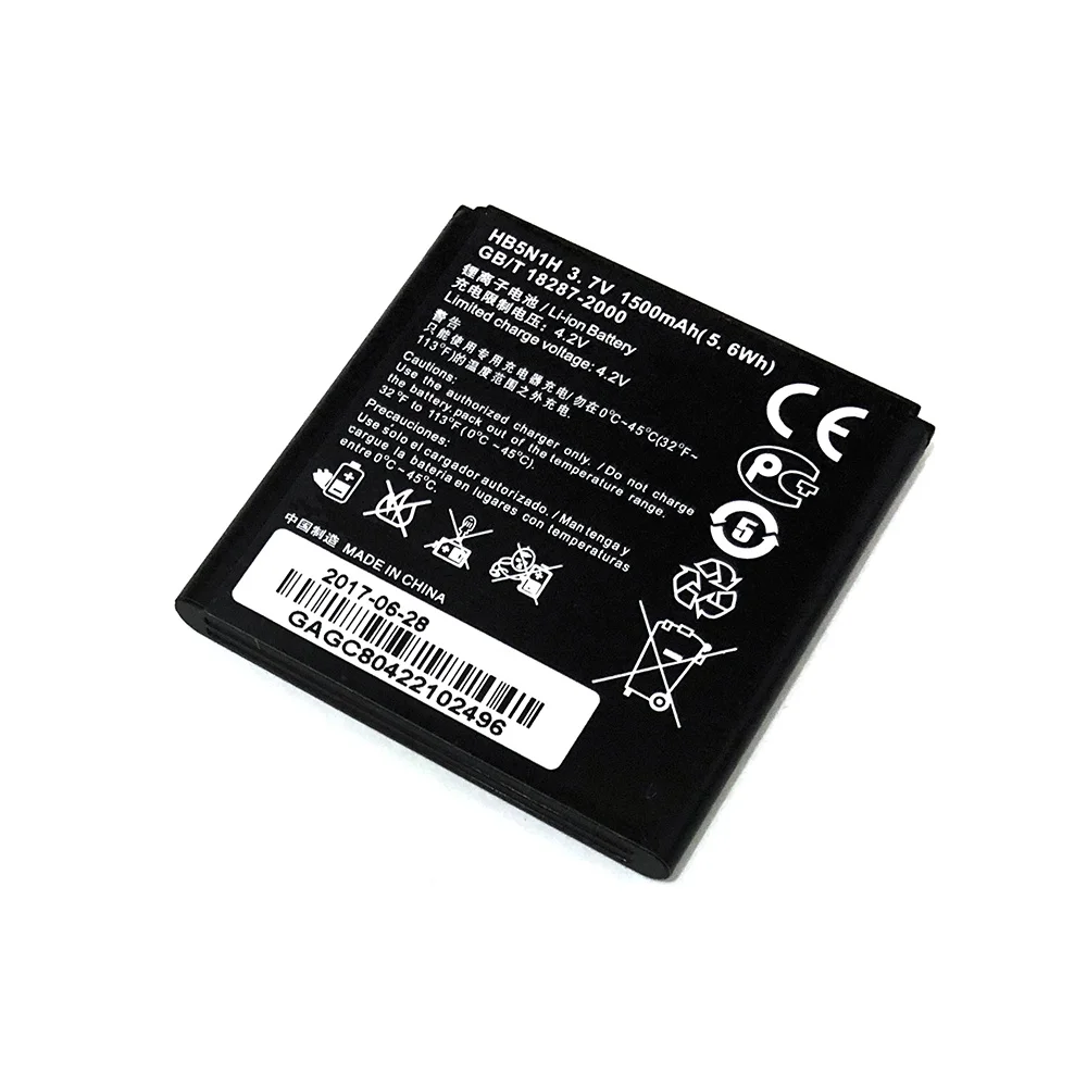 

HB5N1H Battery For Huawei Ascend Q G300 G305T U8818 U8825 C8812 U8815 T8830 T8828 Y220 Y330 Y310 Y320/T 1500mA