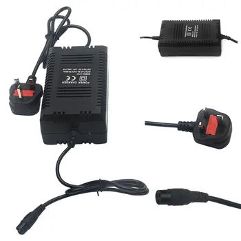 

Safe 1.8A 24V UK Plug Black Portable Universal Scooter Durable Practical Connecting Electric Car Charger