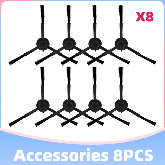 Xiaomi Dreame Bot L10 Pro D9 TROUVER LDS Finder Robot Vacuum Cleaner Parts Main Side Brush Hepa Filter Mop Cloths Replacement 8 Black