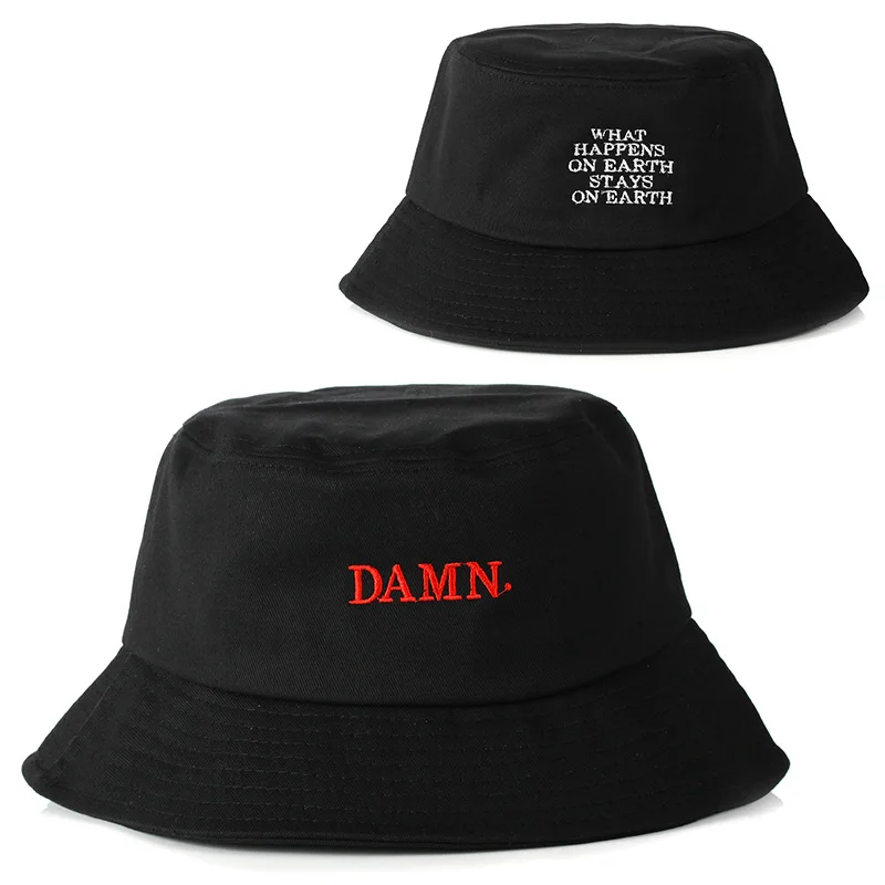 Новая Черная Панама для женщин и мужчин с буквенной вышивкой шляпы для рыбалки модные кепки брендовые кепки для женщин и мужчин бейсболка