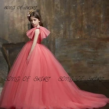 New Shiny Exquisite Flower Girl Dresses For Wedding Daughter First Communion Gowns One Shoulder Special Occasion Dresses