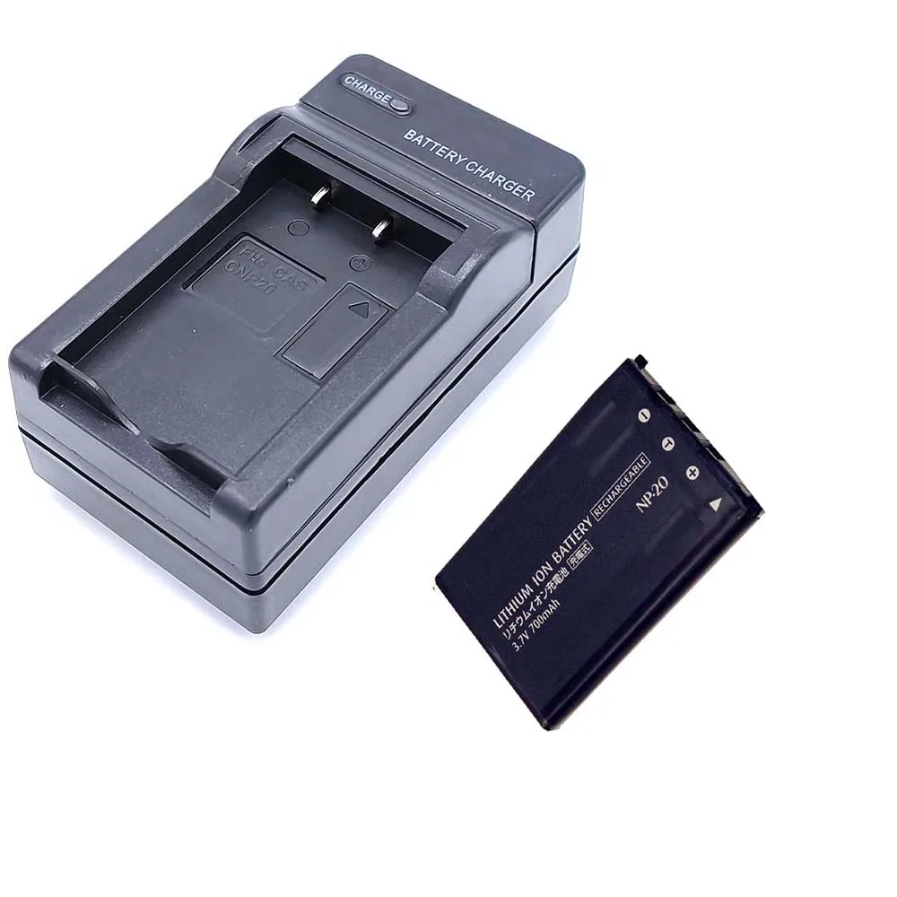 Battery Charger for Casio NP-20 NP20 Exilim EX-Z65 EX-Z70 EX-Z75 EX-Z77 EX-S880 