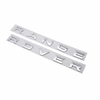 

NaNa-AUTO Letras de plata mate Capucha Tronco Tailgate Emblema Insignia Placa de identificación LR038709