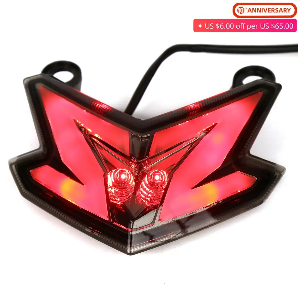 

For Kawasaki Z800 ZX6R 636 Z125 PRO 2013 2014 2015 2016 Tail Light Brake Rear Lamp Integrated Turn Signal Taillight Accessories