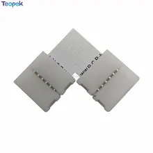 Разъем для светодиодной ленты 6pin 12 мм L форма/T Форма/X форма Сварка Разъем для RGB CCT полосы 6 контактный разъем 10 шт./лот