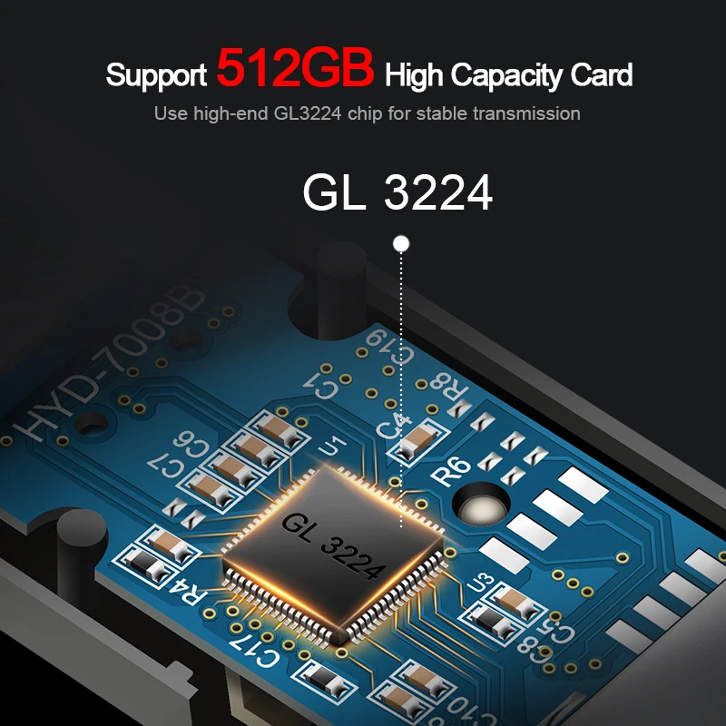 Rocketek usb 3 0 многофункциональный считыватель карт памяти OTG type c адаптер мини