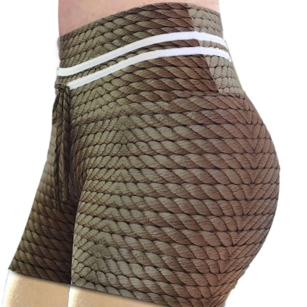 

Women's Short Pants Summer Fashion Casual Weave Print Shorts Sexy Ladies Shorts For Sport Running Streetwear Feminino Spodenki